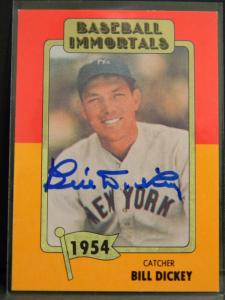 Bill Dickey HOF Yankees Legend #8 Rare Card