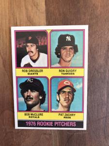 1976 Topps Ron Guidry NY Yankees Rookie Card