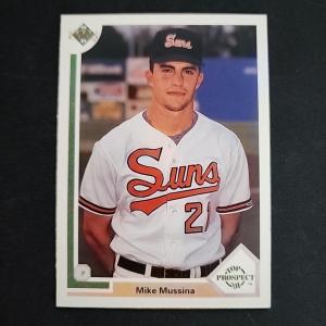 1991 Upper Deck Mike Mussina Rookie Card #65