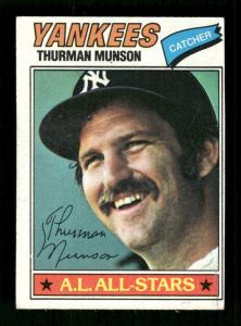 1977 Topps Baseball Thurman Munson Card