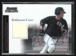 Robinson Cano 2004 Bowman Sterling Autographed Jersey