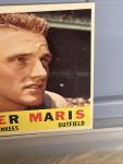 1960 Topps Roger Maris Yankees Baseball Card #377