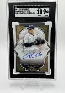 2023 Topps Tier One Andy Pettitte Auto /149