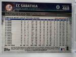2015 Topps CC Sabathia Baseball Card #468