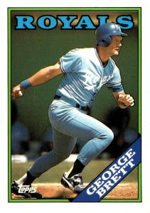 1988 Topps Tiffany George Brett #700 Card