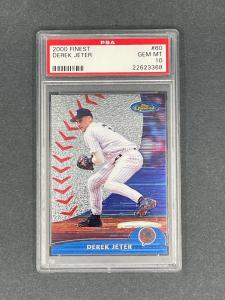 Derek Jeter 2000 Topps Finest #75 PSA 10