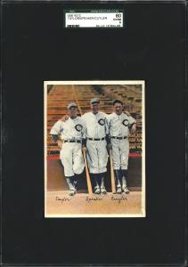 1936 R312 Speaker/Taylor/Cuyler MLB HOF Card