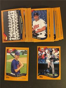 2002 Topps Minnesota Twins Team Set with Joe Mauer