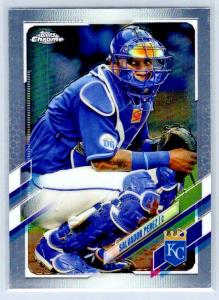 2021 Topps Chrome Salvador Perez Baseball Card