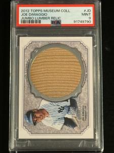 2012 Topps Museum Joe Dimaggio Jumbo Bat Relic