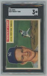 Whitey Ford 1956 Topps Baseball Card #240