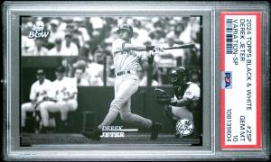 PSA 10 Derek Jeter Black & White Card