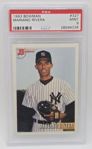 1993 Bowman Mariano Rivera #327 PSA 9 Card