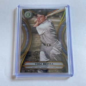2025 Topps Tribute Yogi Berra #1 Gold Limited