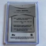 2025 Topps Tribute Yogi Berra #1 Gold Limited