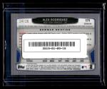 2013 Bowman Chrome Orange Refractor Alex Rodriguez 14/25