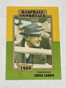 1980-87 SSPC HOF Baseball Kenesaw Landis Card