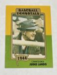1980-87 SSPC HOF Baseball Kenesaw Landis Card
