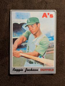 1970 Topps Reggie Jackson Baseball Card #140