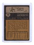 1973 Topps Thurman Munson Yankees Card #142