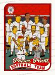 Springfield Softball Team Trading Card - Simpsons