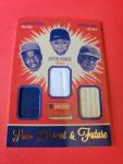 Jackie Robinson Dustin Pedroia Cano Game Used Card