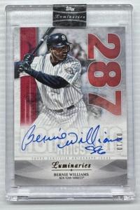2019 Topps Luminaries Bernie Williams Autograph #03/10