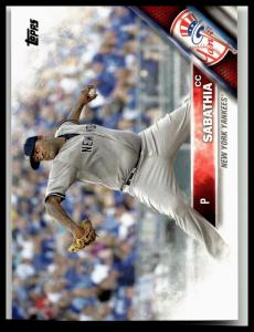 2016 Topps #142 CC Sabathia Yankees Card