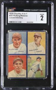 1935 Goudey R321 4-in-1 Bill Dickey Card