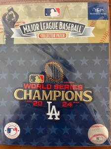 Los Angeles Dodgers World Series Gold Patch Card