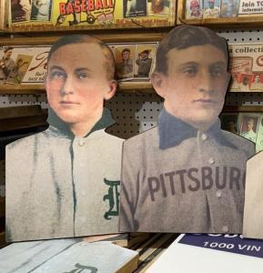 Ty Cobb & Honus Wagner T206 Wooden Portraits