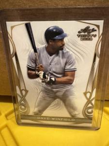 2023 Leaf Trinity Mega Box - Dave Winfield Card