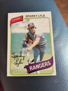 Sparky Lyle 1980 Topps #115 Baseball Card
