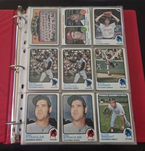 234 Vintage California Angels Baseball Cards Lot