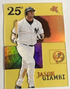 2003 Fleer EX Jason Giambi Yankees Essential Credentials