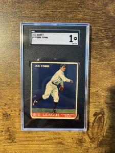 1933 Goudey Earl Combs New York Yankees Card