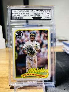 2024 Topps Update Rickey Henderson Gem Mint 10