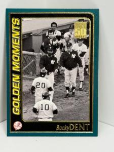 2001 Topps Golden Moments Bucky Dent #782 Card
