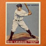 1983 Lou Gehrig Goudey Reprint #92 Card