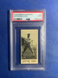1916 Morehouse Baking Napoleon Lajoie PSA 2 Card