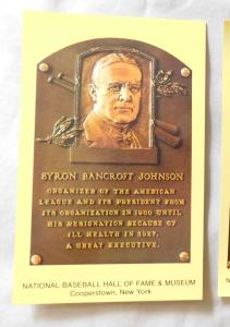 Cooperstown Hall of Fame Postcards A-M Selection