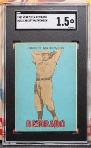 Christy Mathewson 1967 Topps Venezuela #151 HOF