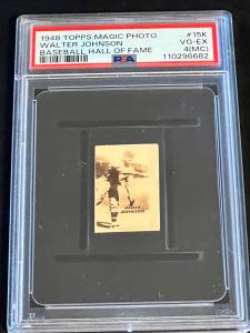 1948 Topps Walter Johnson Magic Photo #15