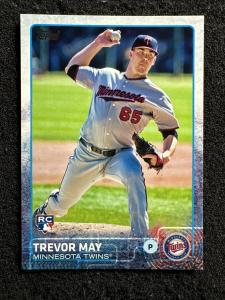 Trevor May 2015 Topps Baseball Rookie Card