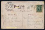 1907 F.P. Burke Tigers Postcard Ty Cobb & HOF