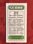 Babe Ruth Yankees Baseball Card - Rare UK Issue