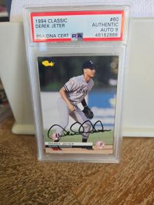 Derek Jeter 1994 Classic Autographed Card