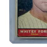Whitey Ford 1961 Topps Baseball Card Yankees