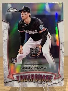 2025 Topps Chrome Coby Mayo Youthquake RC Card