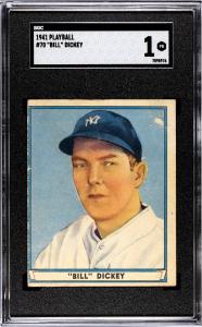 Bill Dickey 1941 Play Ball #70 Yankees Card